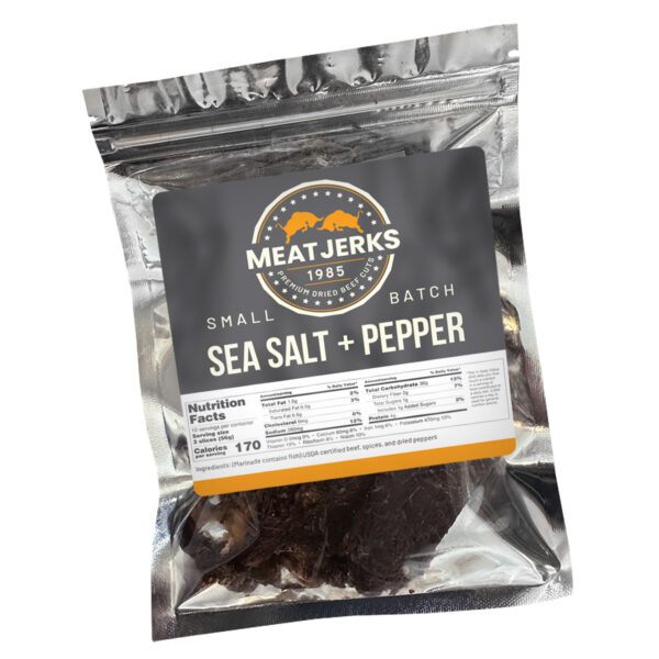 Sea Salt + Pepper - 2.6 oz bag